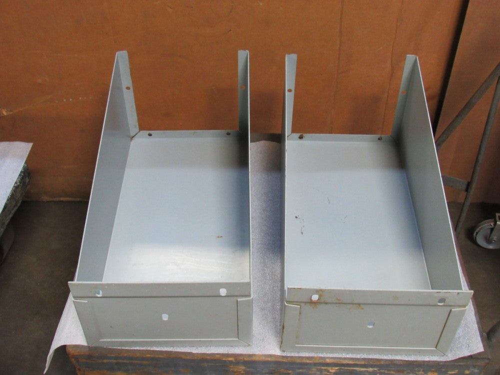 No Name Bolt-On Electrical Enclosure Pedestal Leg Feet 24"H 12"W (SOLD AS PAIR)