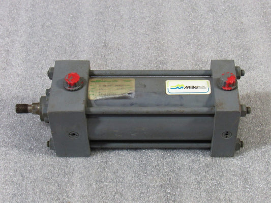 New Miller Pnuematic Cylinder A74B2B 250PSI 4"Stroke 2-1/2"Bore 5/8"Rod Dia