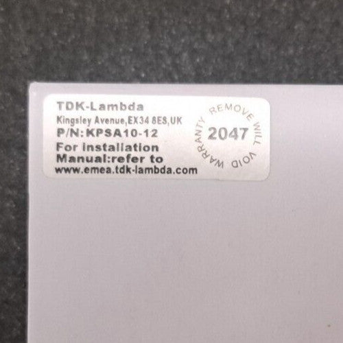 New, TDK-Lambda, KPSA10-12, AC/DC CONVERTER 12V 10W