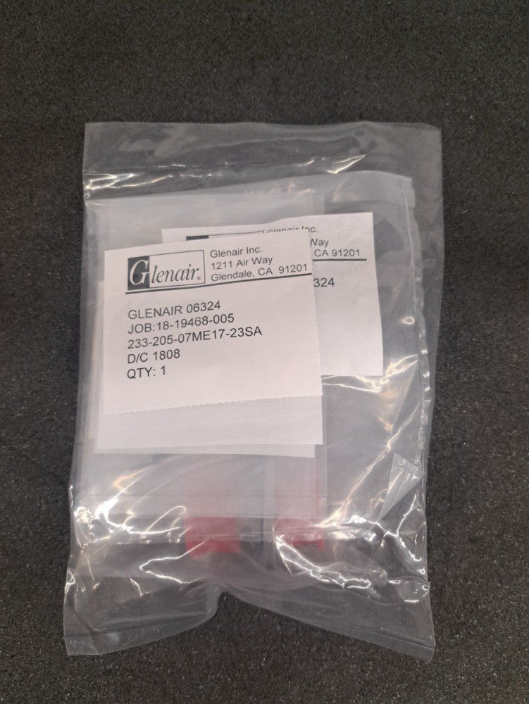 New, Glenair, 233-205-07ME17-23SA, Circular MIL Spec Connector CONNECTING DEVICE