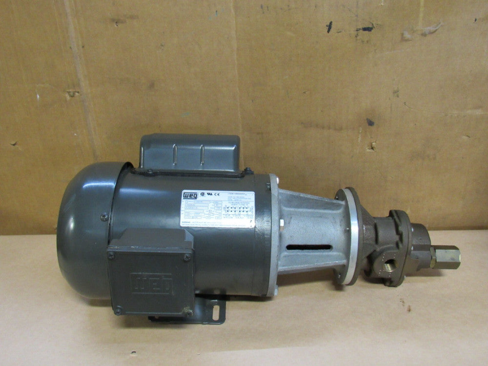 WEG MOTOR 10022033 00118ES1BD56C 1PH 1 HP D56C W/ OBERDORFER N994RH-S15-10N18BCT
