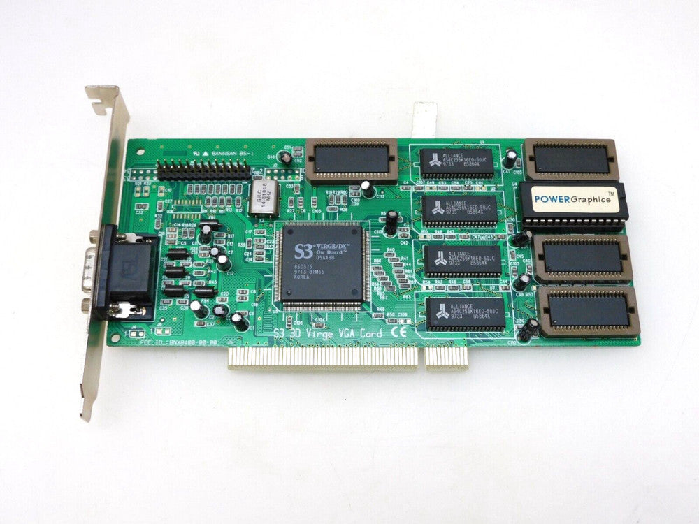 BANNSAN BS-1 S3 3D VIRGE VGA CARD BNX8400-00-00 POWER GRAPHICS