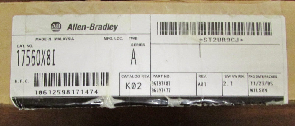 ALLEN BRADLEY 1756 0X8I Series A Relay Output Module