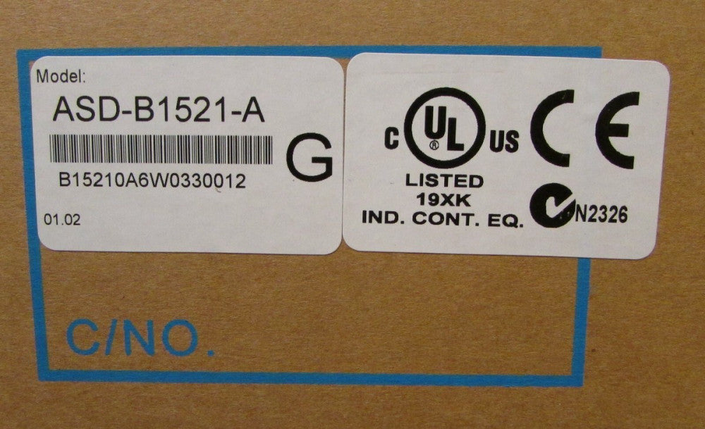 DELTA ASD B1521 A 1.5KW 200-230V AC Servo Drive 110V Output