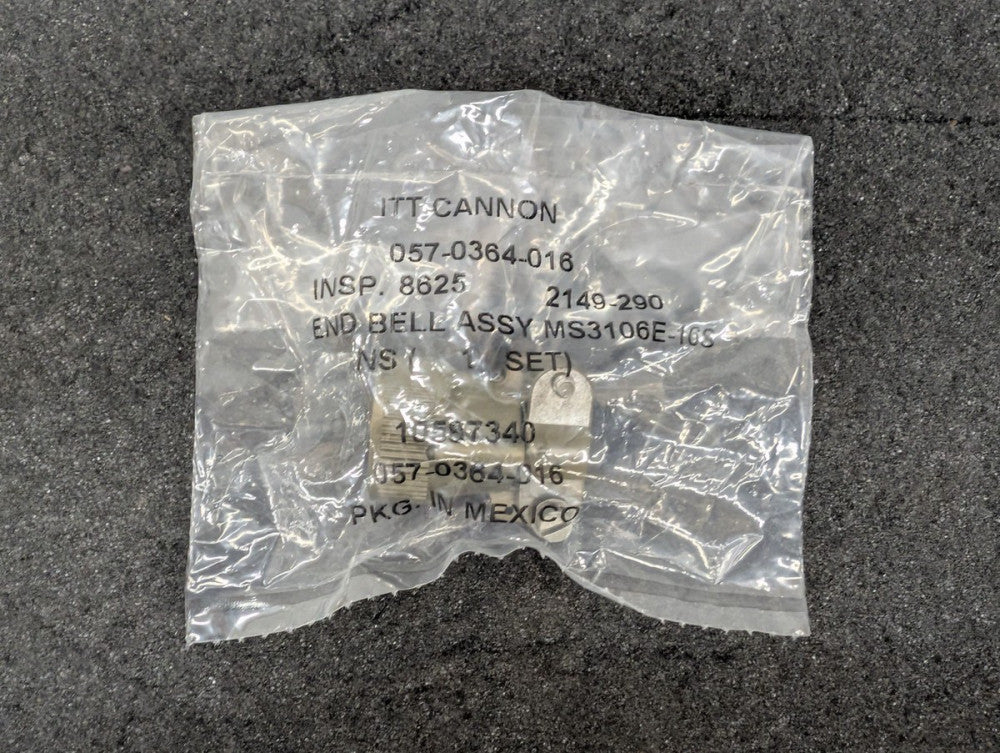 New, ITT Cannon, 057-0364-016, Circular MIL Spec Connector MS3106E SIZE 16S E/B