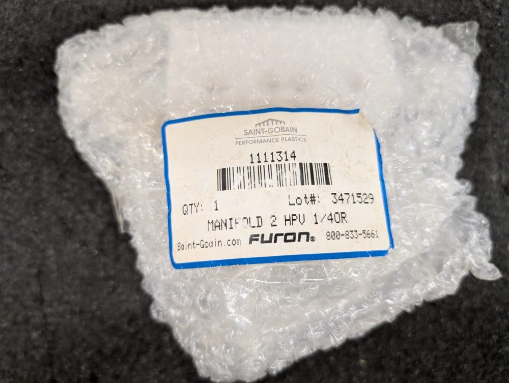 New, Furon, 1111314, MANIFOLD 2 HPV 1/4OR, W