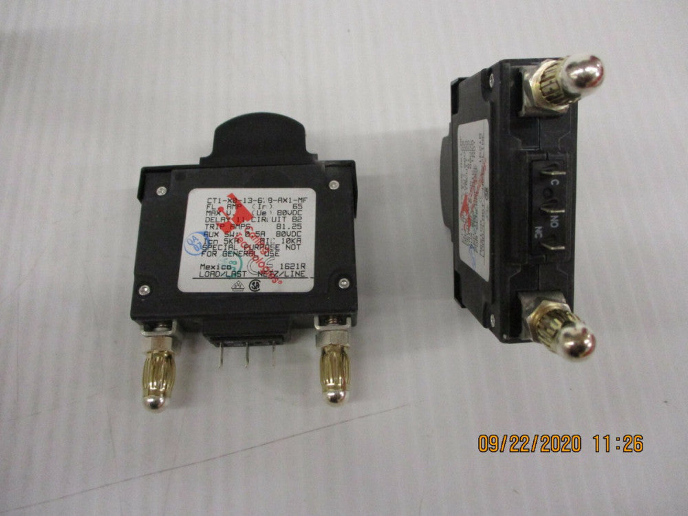 New-Open Box, Carling Switch, CT1-X0-13-678-AX1-MF, Hydrlc/Mag Circuit Breaker 