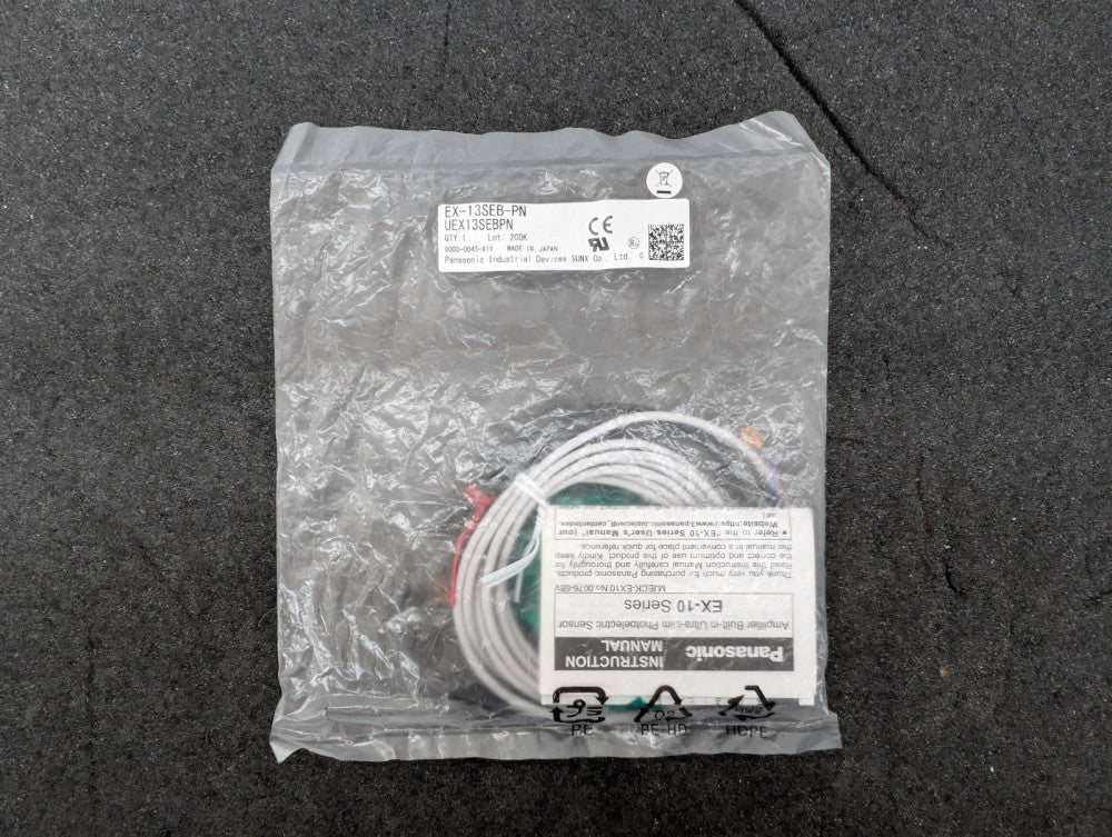 New, Panasonic, EX-13SEB-PN, Sensor Through-Beam, 500MM PNP