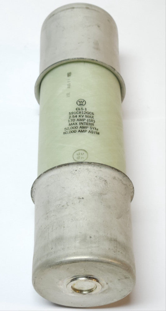 WESTINGHOUSE CUTLER HAMMER CLS-1 2.54KV 170 AMP Fuse 591C812GC6 50 K AMP SYM 80K