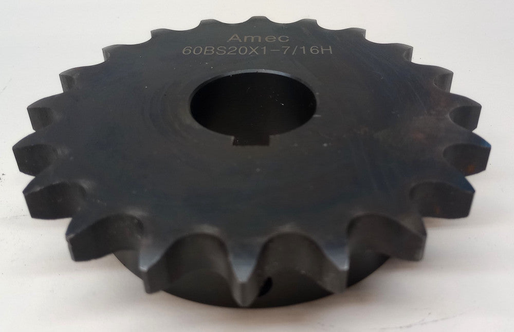 Amec 60BS20X1-7/16H Sprocket 1-7/16" Bore 20T