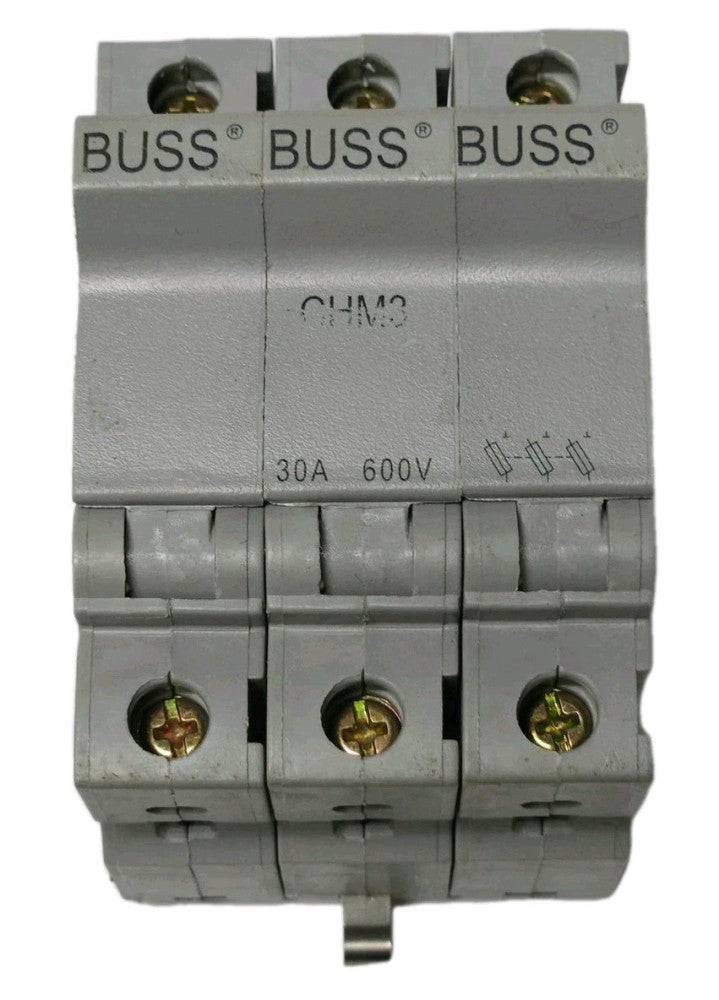 COOPER BUSSMANN BUSS CHM3 600 VAC 3 Pole 30 AMP Fuse Holder