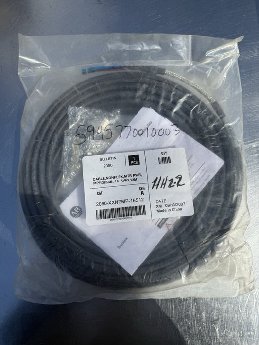 Allen Bradley 2090-XXNPMP-16S12 Ser A - 12M Power Cable - New