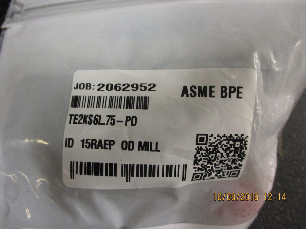TE2KS6L.75-PD Maxpure BPE Series 3/4 45 Degree Elbow, T316L Stainless BRAND NEW!