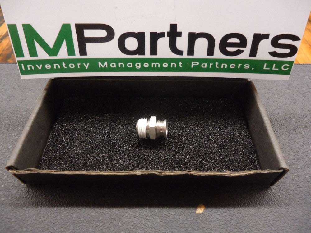 KQ2H11-N03S SMC FITTING, STAINLESS STEEL, MALE CONNECTOR, FOR 3/8 IN BRAND NEW!