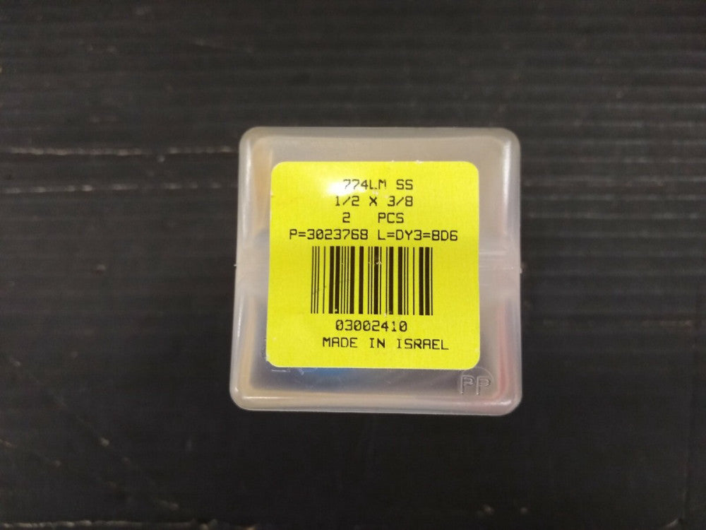 New, Ham-Let, 774LM-SS-1/2 X 3/8, Male Bulkhead Connector