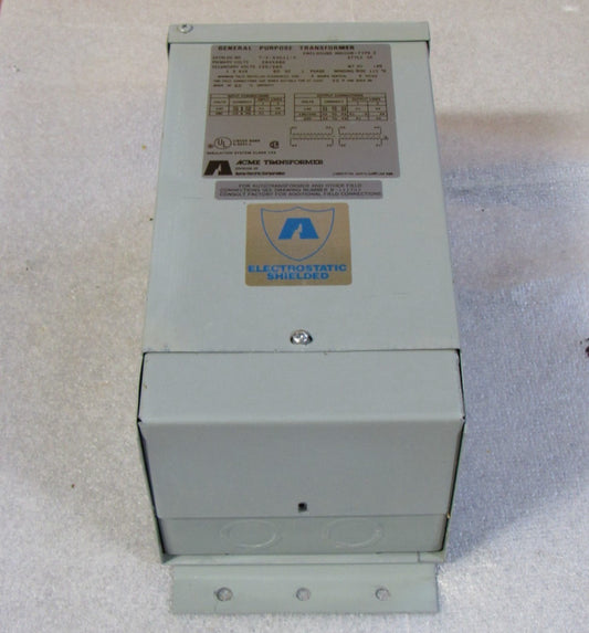 Acme Transformer T-2-53011-S 1PH 1.5 KVA 240X480V PRI 120/240V SEC