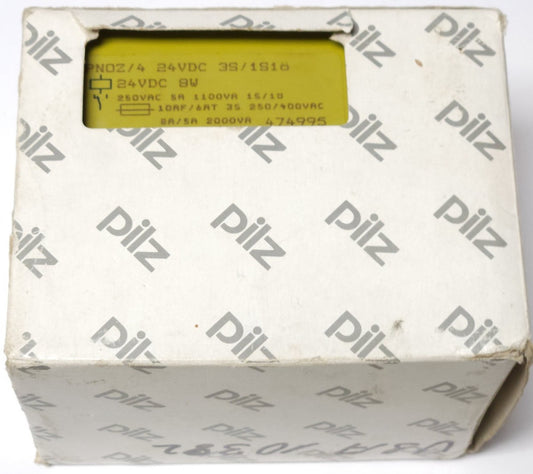 PILZ PNOZ/4 24 VDC 3S/1S18 PNOZ 4 Safety Relay 24 VDC 3S 1S18 250 VAC 474996 GMB