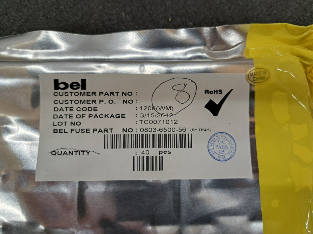 New, Bel Fuse, 0803-6500-56, IC TRNCVR LN INTF-T1 SIP-11 TX 1:24
