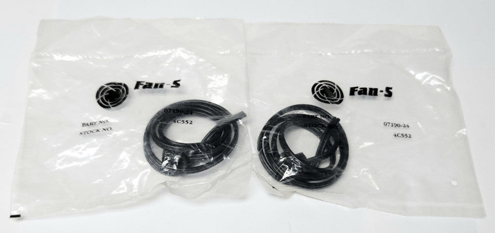 LOT OF 2 FAN-S 4C552 Wire Harness Connection Head 07190-24 FAN S