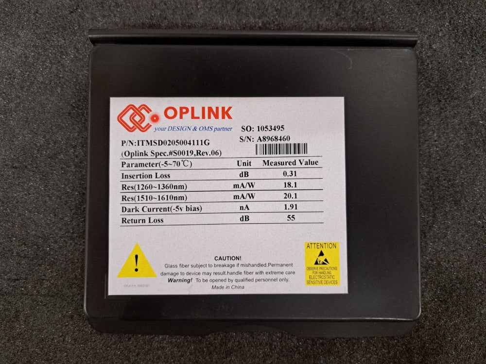 New, Oplink, ITMSD0205004111G, Laser