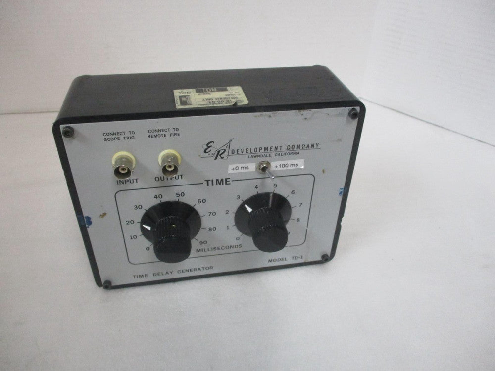 E AND R DEVELOPMENT COMPANY TD-1 TIME DELAY GENERATOR