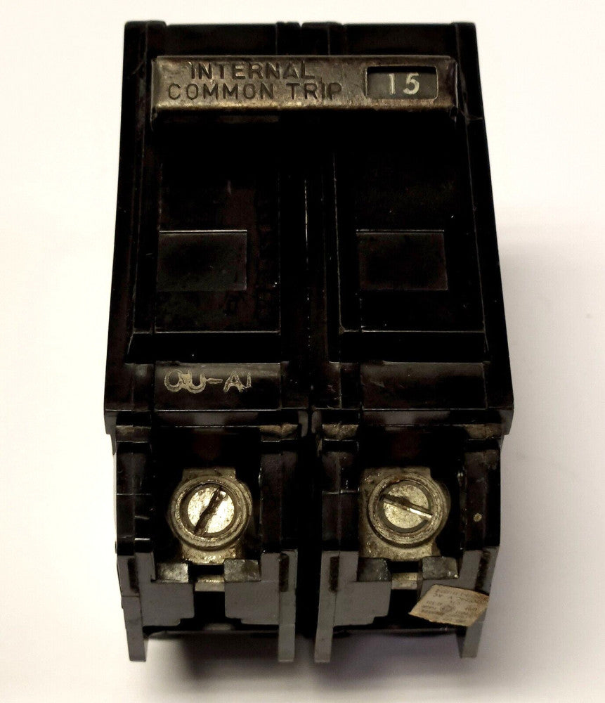 GENERAL ELECTRIC TQL2115 2 Pole 15 AMP Type TQL TQL-AC 120 240 VAC