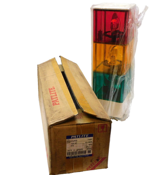 Patlite KJ-310 Signal Tower Stack Light 100Vac 50/60Hz 15.1W KJ-310-RYG