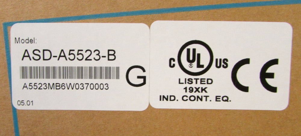 DELTA ASD A5523 B 5.5 KW 200-230V AC Servo Drive 110V Output