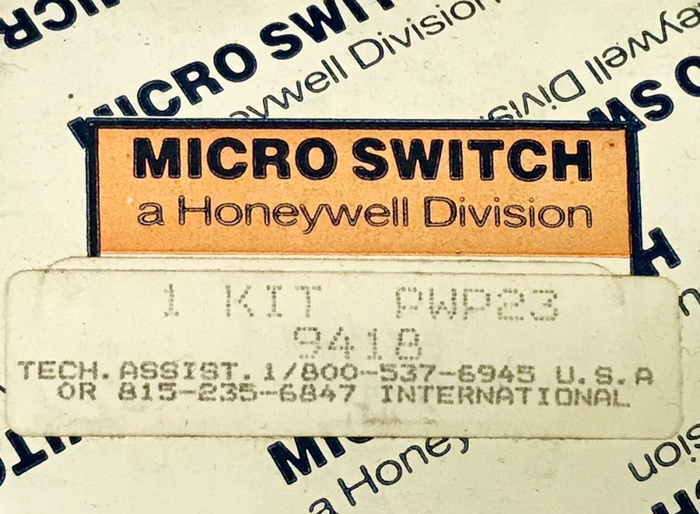 HONEYWELL Micro Switch PWP23 Red Momentary PWP13 Pushbutton Kit