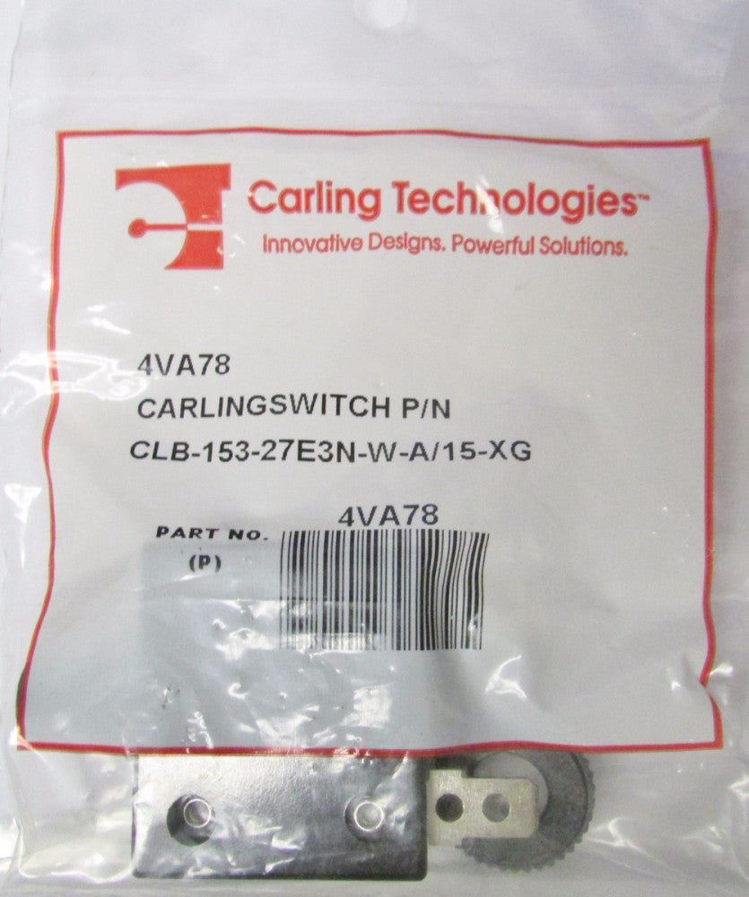 CARLIINGSWITCH 4VA78 Mini Circuit Breaker 15 Amp CLB 153 27E3N W A 15 XG