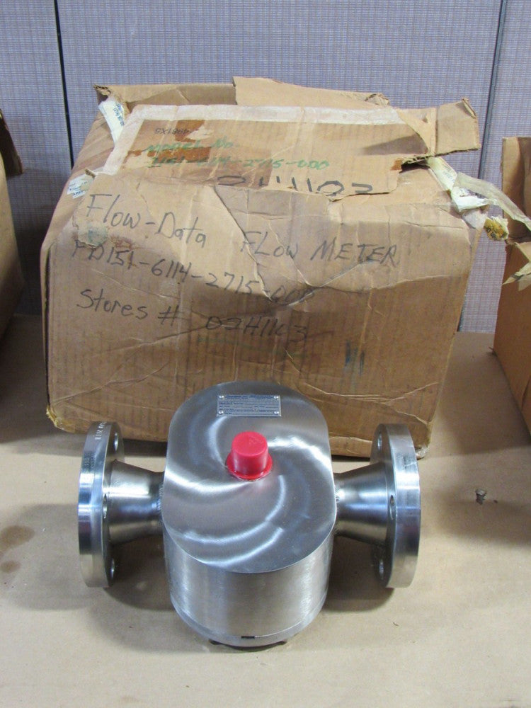 FLOWDATA FLOW METER FD15I-6114-2715-000 250PSI 50GPM 125°F 1-1/2" 4 BOLT FLANGE