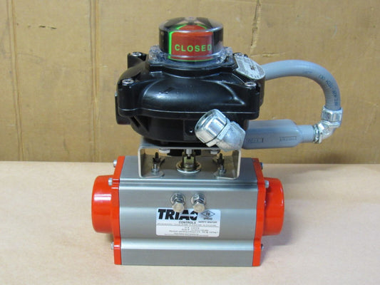 TRIAC ACTUATOR SS-9SFX-100-6BA W/ LIMIT SWITCH EX10A2SBKN - USED