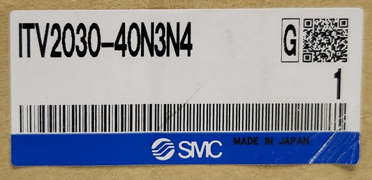 SMC ITV2030 40N3N4 Electro-Pneumatic Regulator 0.7-70 PSI 24 VDC 3/8" NPT IP65