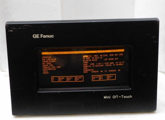 GE FANUC IWS-3005T-GE MINI OIT TOUCH SCREEN DISPLAY 120V 60Hz NO BATTERY PACK