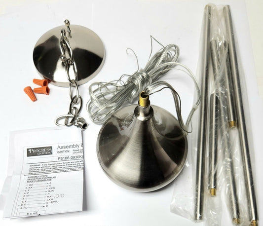 PROGRESS LIGHTING P5186 0930K9 BRUSHED NICKEL LED DIMMABLE 9W 3000K 120 VAC