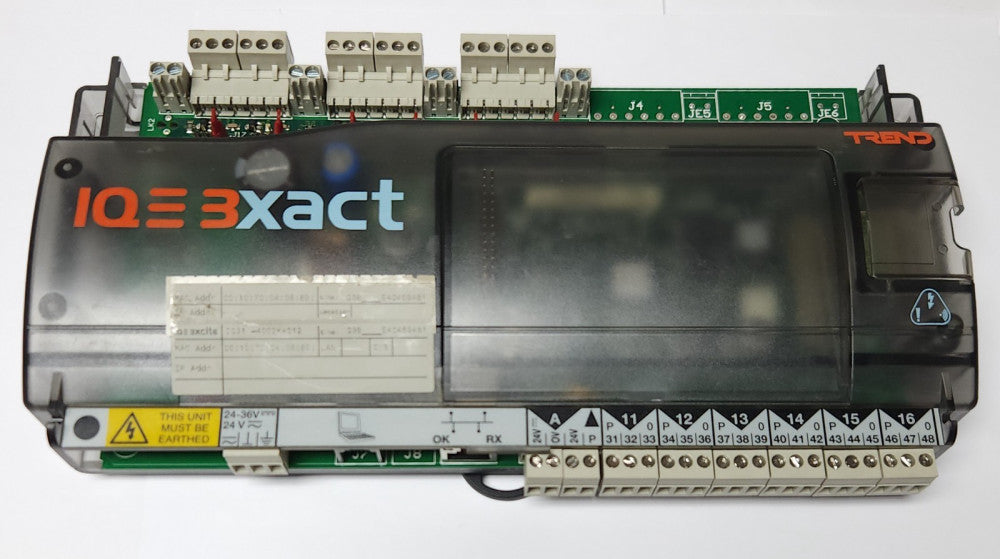 TREND IQ3XACT 12 USA UL BAC 24 IQ31 4002K4012 BACNET IP Controller Module IQ
