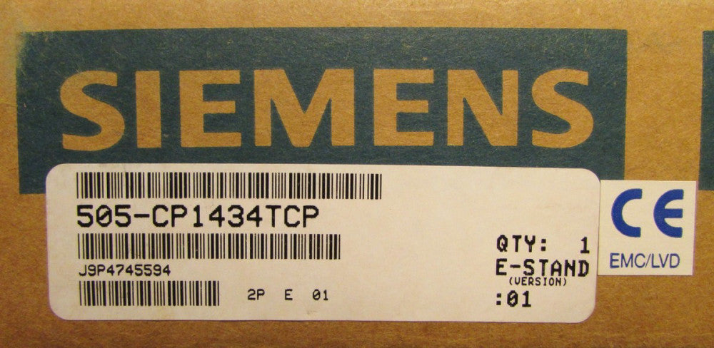 SIEMENS 505 CP1434TCP SIMATIC 505 Industrial Ethernet TCP  505-CP1434-TCP Module