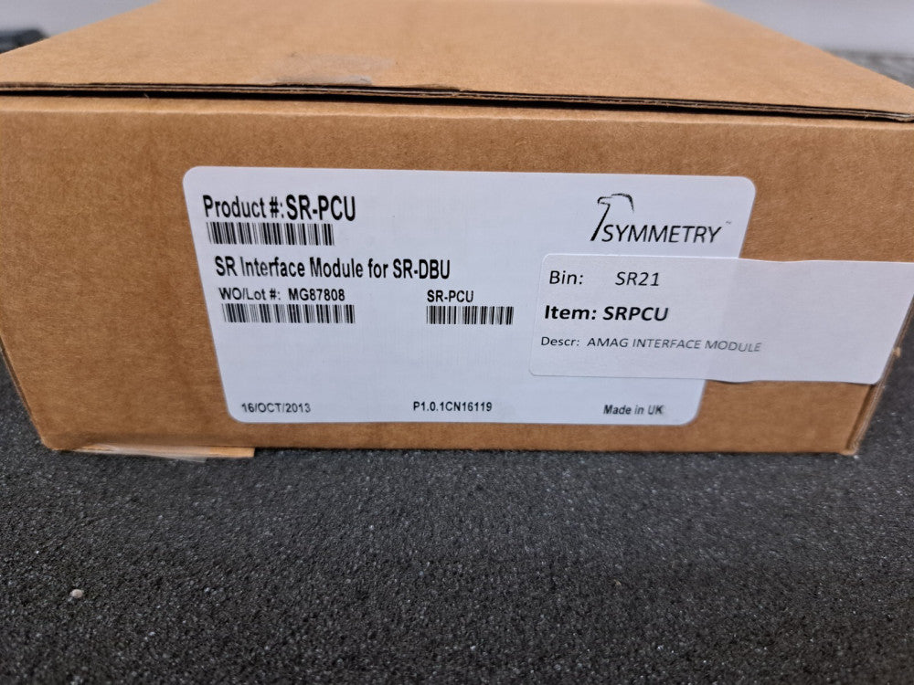 New, Symmetry, SR-PCU, SR INTERFACE MODULE FOR SR-DBU