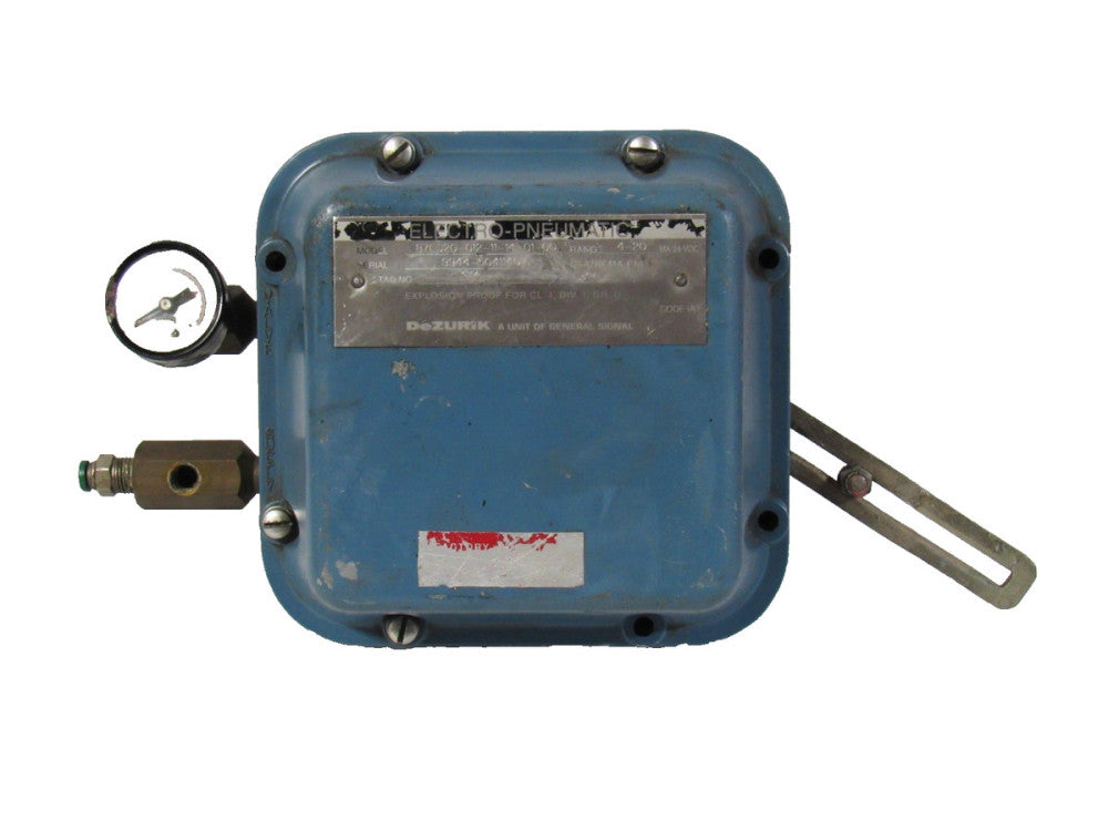 Dezurik 870020-012-11-14-01-00 Electro Pneumatic Valve Positioner 4-20mA 24Vdc