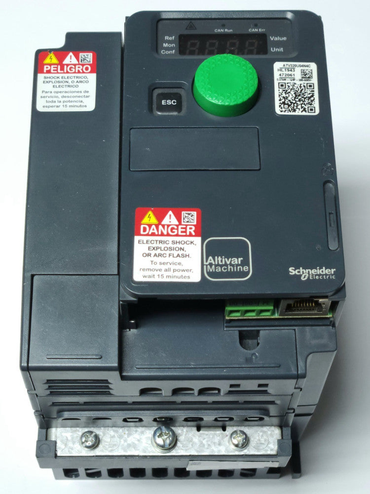 SCHNEIDER ELECTRIC ATV320U04N4C 1/2 HP 0.37 KW ALTIVAR 320 AC Speed Drive 380