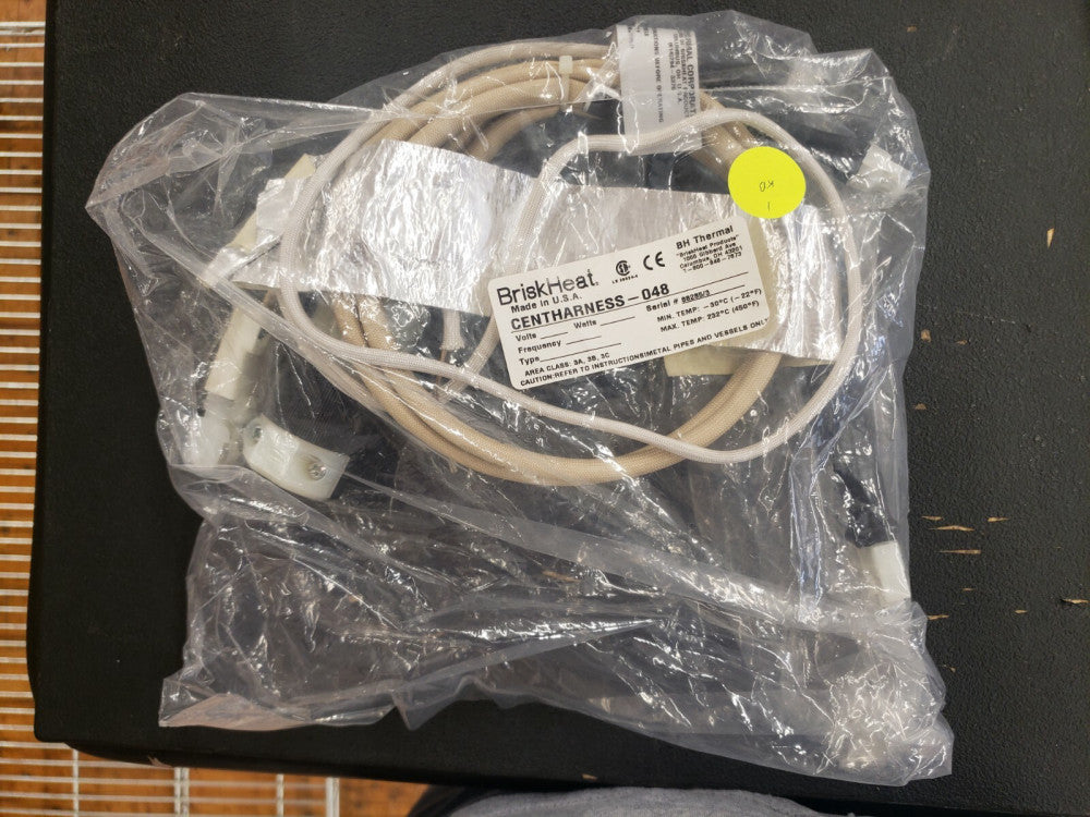 NEW, BRISKHEAT, CENTHARNESS-048, Heater Tape & Power Harness -22 F to 450 