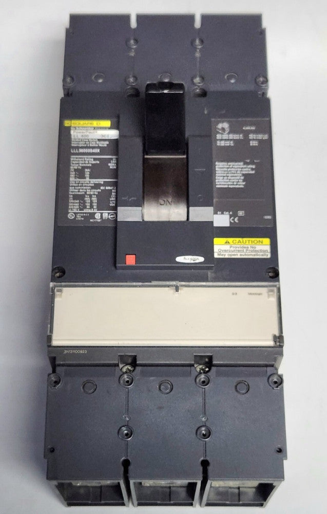 SQUARE D LLL36000S40X 3 Pole 400 AMP Type LL 400 PowerPact Molded Case Switch