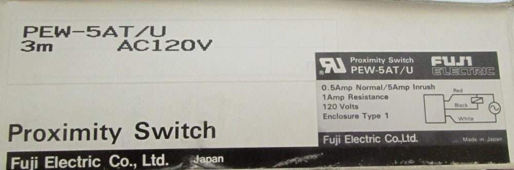 FUJI ELECTRIC PEW-5AT/U .5 Amp 120 V Proximity Switch PEW 5AT U