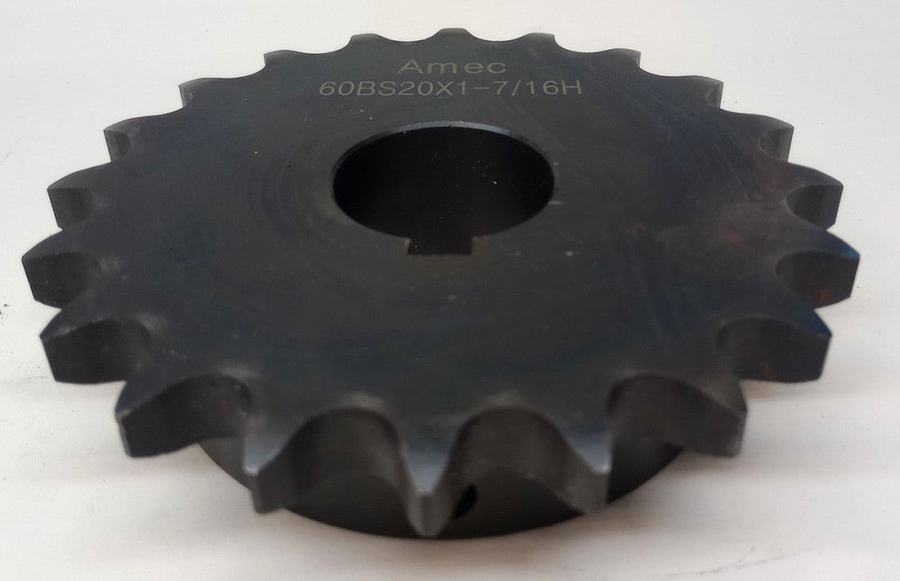 Amec 60BS20X1-7/16H Sprocket 1-7/16" Bore 20T