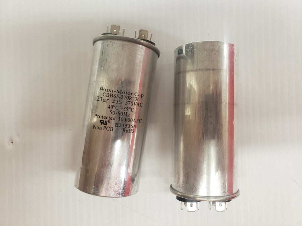 NEW, WUXI, CBB65-370R236, Motor Capacitor - 23UF 370VAC 5%