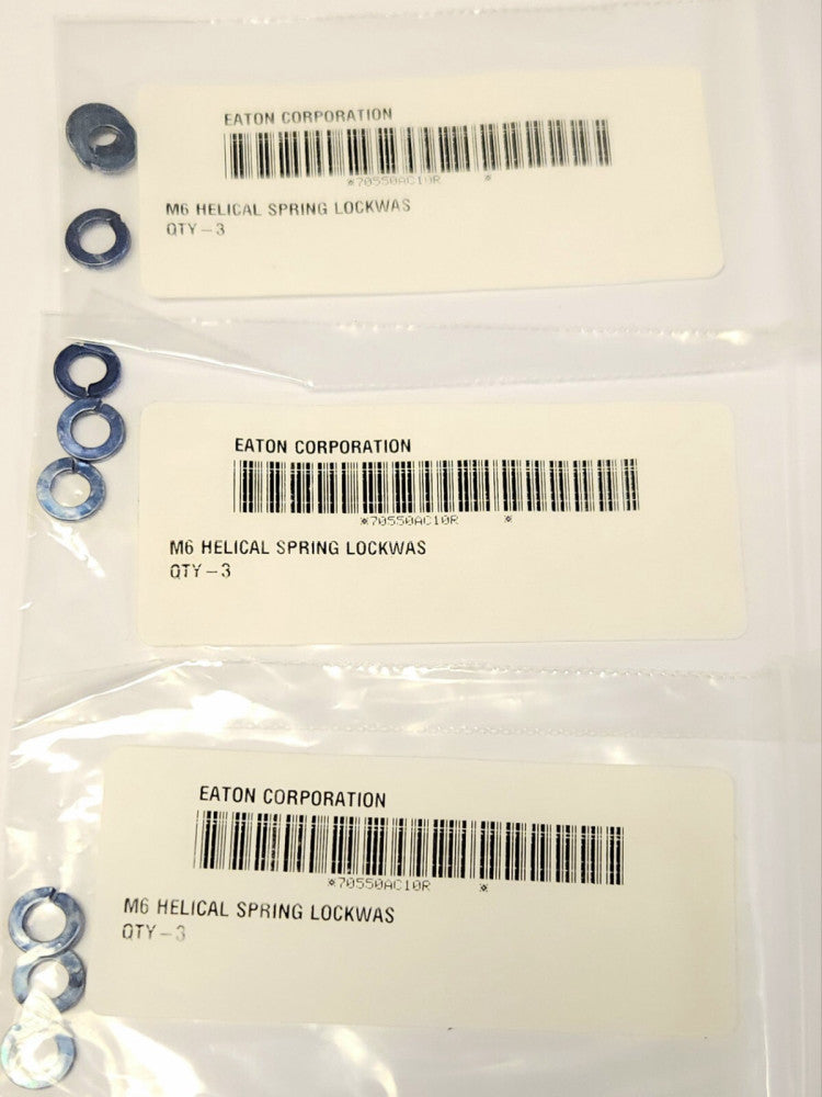 LOT OF 9 3 SETS OF 3 M6 Helical Spring Lockwashers Digitrip 520 Magnum DS 70550A