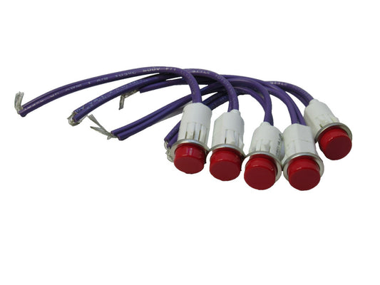 1090C1-28V , 190C128V 28V 1W Indicator Lamp , Red (New - Lot of 5)