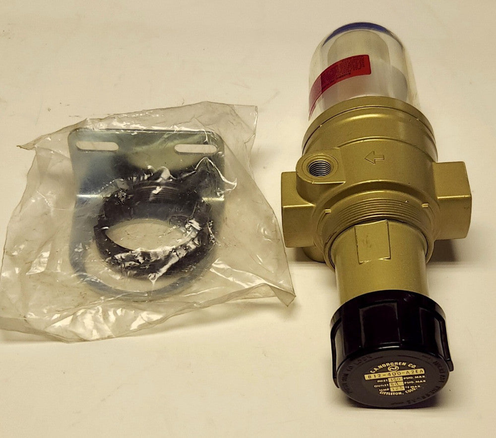 CA NORGREN B12 400 A2EA Pneumatic Regulation Filter Valve Assembly 150 PSIG