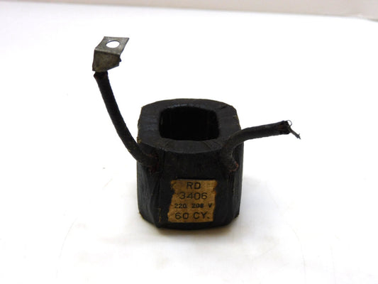 ALLEN BRADLEY RD3406 COIL 220/208V 60CY MISSING TERMINAL