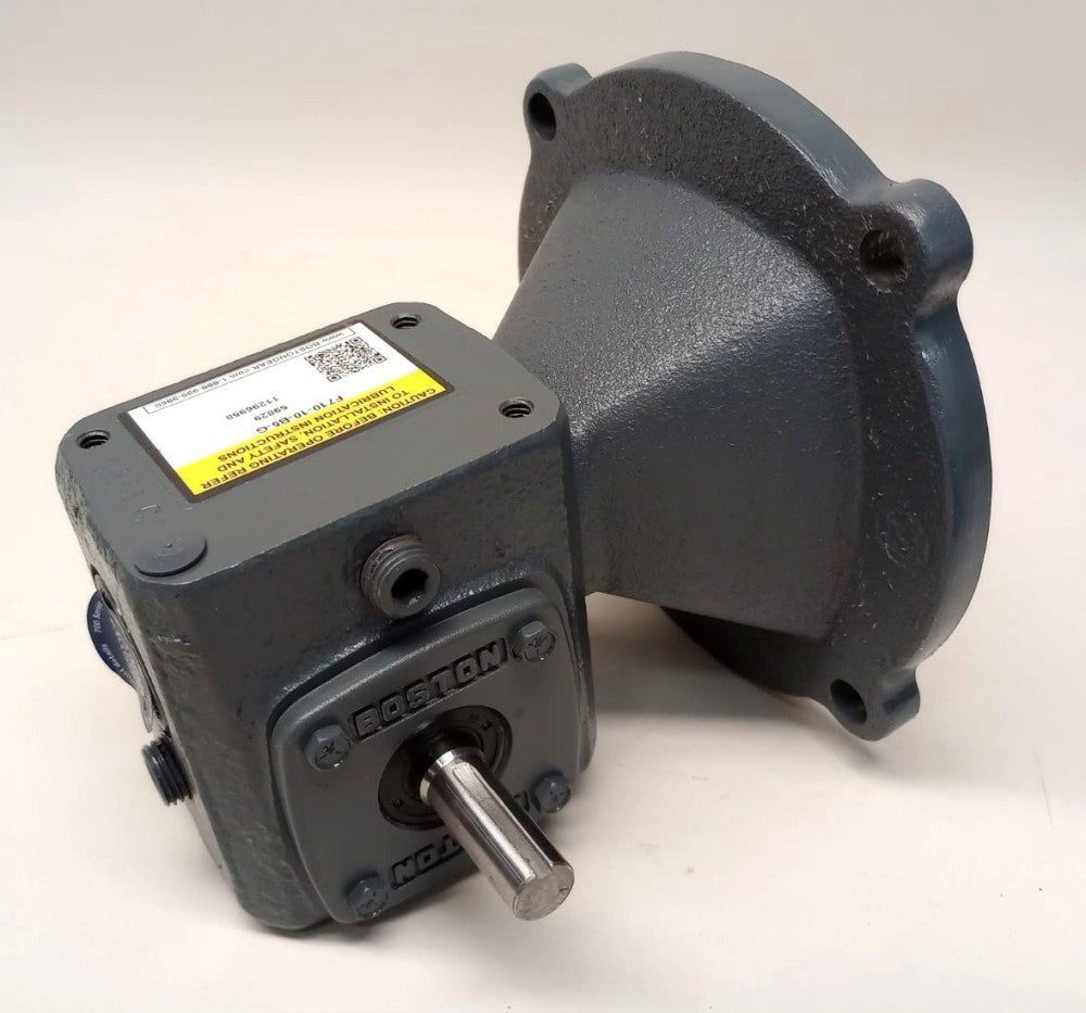 Boston Gear F710-10-B5-G Used Gearbox .44 Input HP 138 Output Torque Lb/In